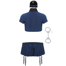 Load image into Gallery viewer, Women Police Fancy Uniform Costume Sexy Cop Set