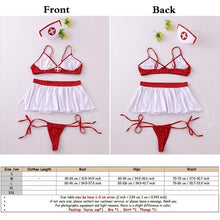 Load image into Gallery viewer, Women Lingerie Hot Nurse Uniform Cosplay Costume Sleepwear Underwear Set