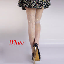 Load image into Gallery viewer, New Women Crystal Rhinestone Fishnet Net Mesh Socks Stockings Tights Pantyhose