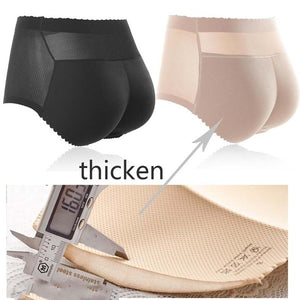 Women Sexy Seamless Padded Panties Young Lady Carry Buttock Underwear Control Butt Enhancer Hip Up Pads Fake Shaper