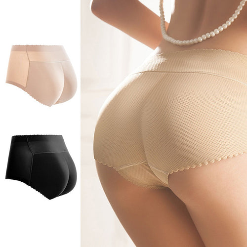 Women Sexy Seamless Padded Panties Young Lady Carry Buttock Underwear Control Butt Enhancer Hip Up Pads Fake Shaper