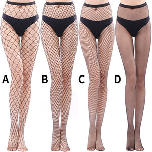 Women Mesh Stockings Fishnet Stockings Black Pantyhose Tights