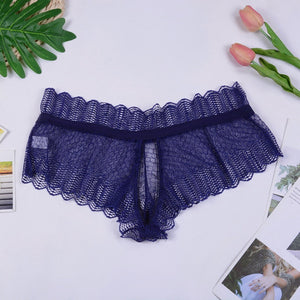 Women High Waist Lace Thongs And G Strings Underwear Panties