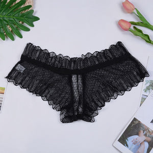 Women High Waist Lace Thongs And G Strings Underwear Panties