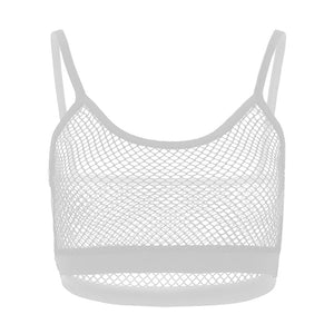 Women Girls Hollow Tank Tops Bikini Crop Tops Bralette Tops