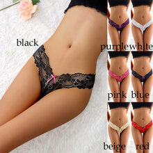 Load image into Gallery viewer, Lace Panties Hollow Women&#39;S Panties Sweet Briefs Women&#39;s Thongs Fashion Underwear