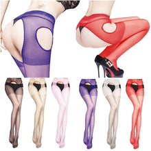 Load image into Gallery viewer, Hot Sale Fashion Open Stocking Lightweight Open Silk Stockings Pantyhose Tights Open Stockings