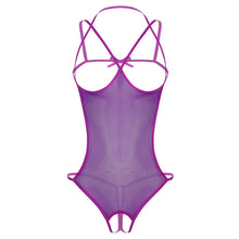 Load image into Gallery viewer, Women Lingerie Sexy Cup Bodysuit Teddies See-through Mesh