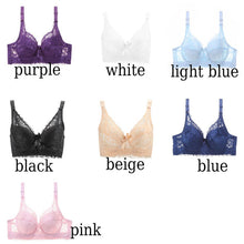 Load image into Gallery viewer, Women Plus Size Bra Sexy Underwear Push Up Lace Bra