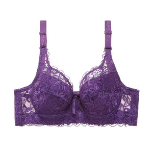 Women Plus Size Bra Sexy Underwear Push Up Lace Bra