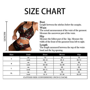 Women Lace Lingerie Set Lady's Bra and Panties Hollow Out Underwear Set