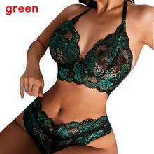 Load image into Gallery viewer, Women Lace Lingerie Set Lady&#39;s Bra and Panties Hollow Out Underwear Set