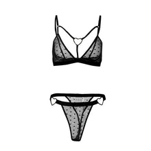 Load image into Gallery viewer, Women Sexy Bra Underwear Nightwear Lace Bra Thong Set