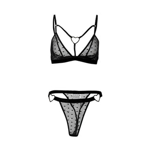 Women Sexy Bra Underwear Nightwear Lace Bra Thong Set