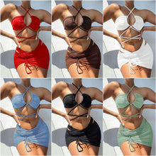 Load image into Gallery viewer, Women Bikini 3pcs Set Swimsuit Multi-color Sexy Lingerie