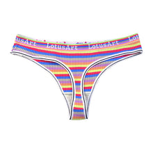 Load image into Gallery viewer, Women Colorful Triangle Thong Pants No Trace Sexy