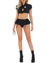 Load image into Gallery viewer, Women Police Fancy Uniform Costume Sexy Cop Set