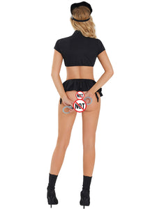 Women Police Fancy Uniform Costume Sexy Cop Set